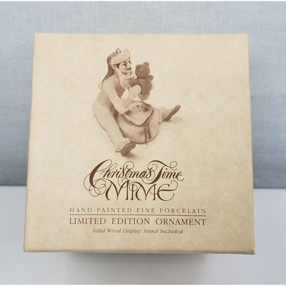 Hallmark Keepsake 1987 Christmas Time Mime Hand Paint Limited Edition Ornaments - Picture 16 of 16